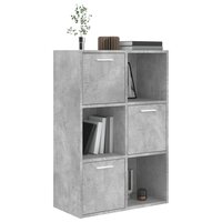 Opbergkast 60x29,5x90 cm bewerkt hout betongrijs 4
