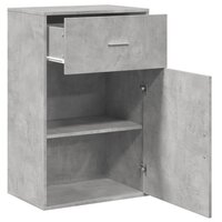 Opbergkast 56,5x39x90 cm bewerkt hout betongrijs 4