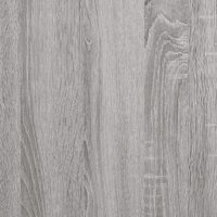 Platenkast 84,5x38x89 cm bewerkt hout grijs sonoma eikenkleurig 9
