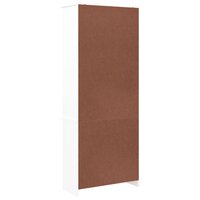 Vitrinekast ALTA 77x35x186,5 cm massief grenenhout wit 6