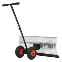 Sneeuwploeg handbediend met wielen 100x44 cm 2