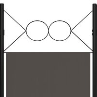 Kamerscherm met 5 panelen 200x180 cm antraciet 5