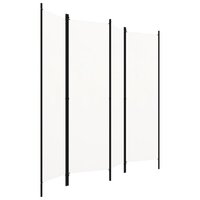 Kamerscherm met 4 panelen 200x180 cm wit  2