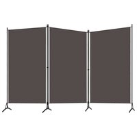 Kamerscherm met 3 panelen 260x180 cm antraciet  2