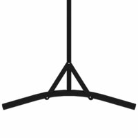 Kamerscherm met 1 paneel 175x180 cm zwart 4