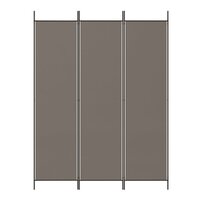 Kamerscherm met 3 panelen 150x200 cm stof antracietkleurig 3