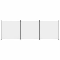 Kamerscherm met 3 panelen 525x180 cm stof wit 3