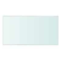 Wandschap transparant 30x15 cm glas 2