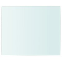 Wandschap transparant 30x25 cm glas 2