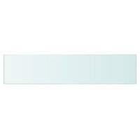 Wandschap transparant 60x12 cm glas 2