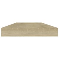 Wandschappen 4 st 40x10x1,5 cm bewerkt hout sonoma eikenkleurig 3