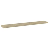 Wandschappen 4 st 60x10x1,5 cm spaanplaat sonoma eikenkleurig 2