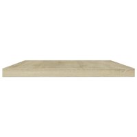 Wandschappen 4 st 60x10x1,5 cm spaanplaat sonoma eikenkleurig 3