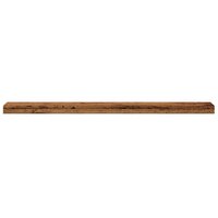Wandschappen 4 st 40x10x1,5 cm bewerkt hout oud houtkleurig 5