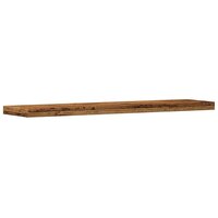 Wandschappen 4 st 40x20x1,5 cm bewerkt hout oud houtkleurig 4