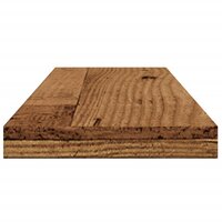 Wandschappen 4 st 60x10x1,5 cm bewerkt hout oud houtkleurig 6