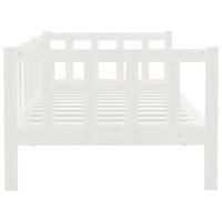 Bedbank massief grenenhout wit 90x200 cm 7