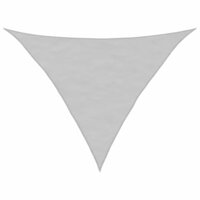 Zonnezeil 3,5x3,5x4,9 m 100% polyester oxford lichtgrijs 2