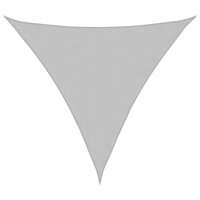 Zonnezeil 4,5x4,5x4,5 m 100% polyester oxford lichtgrijs 2