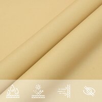 Zonnezeil 4x4x5,8 m 100% polyester oxford zandkleurig 7