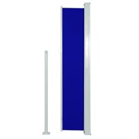 Wind-/zonnescherm uittrekbaar 160x300 cm blauw  4