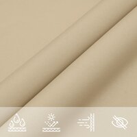 Zonnescherm rechthoekig 2x4 m oxford stof beige  8
