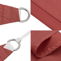 Zonnescherm rechthoekig 2x4 m oxford stof terracottakleur  7