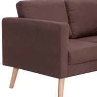Driezitsbank stof bruin 6