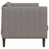 Driezitsbank stof taupe 5