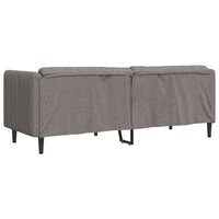 Driezitsbank stof taupe 6