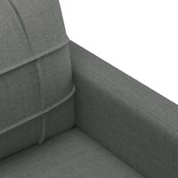 Tweezitsbank 140 cm stof donkergrijs 6