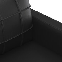Tweezitsbank 120 cm kunstleer zwart 6