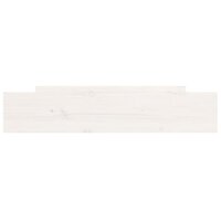 Bedlades 2 st massief grenenhout wit 4
