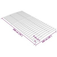 Lattenbodem met 24 latten 100x200 cm 7