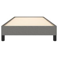 Bedframe zonder matras 100x200 cm stof donkergrijs 5