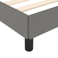 Bedframe zonder matras 100x200 cm stof donkergrijs 7