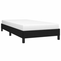 Bedframe zonder matras 100x200 cm stof zwart 3