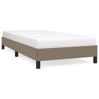 Bedframe zonder matras 100x200 cm stof taupe 2