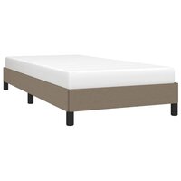 Bedframe zonder matras 100x200 cm stof taupe 3