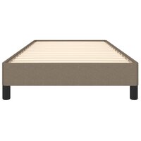 Bedframe zonder matras 100x200 cm stof taupe 5