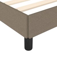 Bedframe zonder matras 100x200 cm stof taupe 7