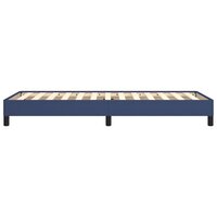 Bedframe zonder matras 100x200 cm stof blauw 6