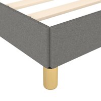 Bedframe zonder matras 100x200 cm stof donkergrijs 7