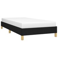 Bedframe zonder matras 100x200 cm stof zwart 3