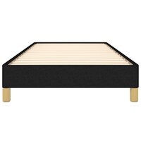 Bedframe zonder matras 100x200 cm stof zwart 5