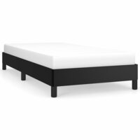 Bedframe kunstleer zwart 80x200 cm 2