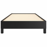 Bedframe kunstleer zwart 100x200 cm 5