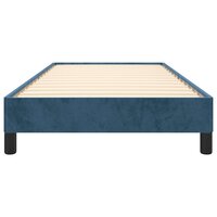Bedframe zonder matras 80x200 cm fluweel donkerblauw 5