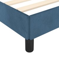 Bedframe zonder matras 80x200 cm fluweel donkerblauw 7