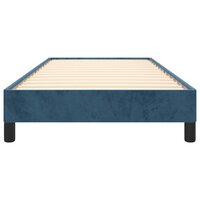 Bedframe zonder matras 90x190 cm fluweel donkerblauw 5